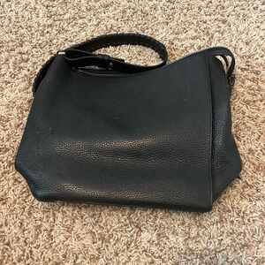 Allsaints Black Leather Purse